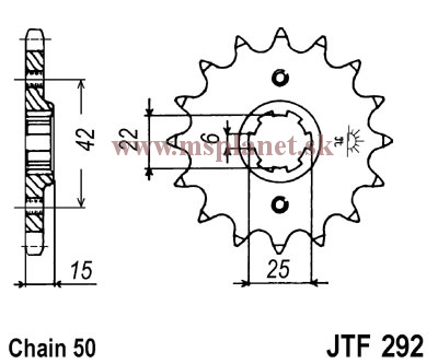 JTF292 16 zubov