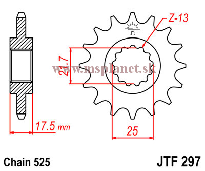 JTF297 14 zubov