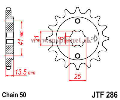 JTF286 15 zubov