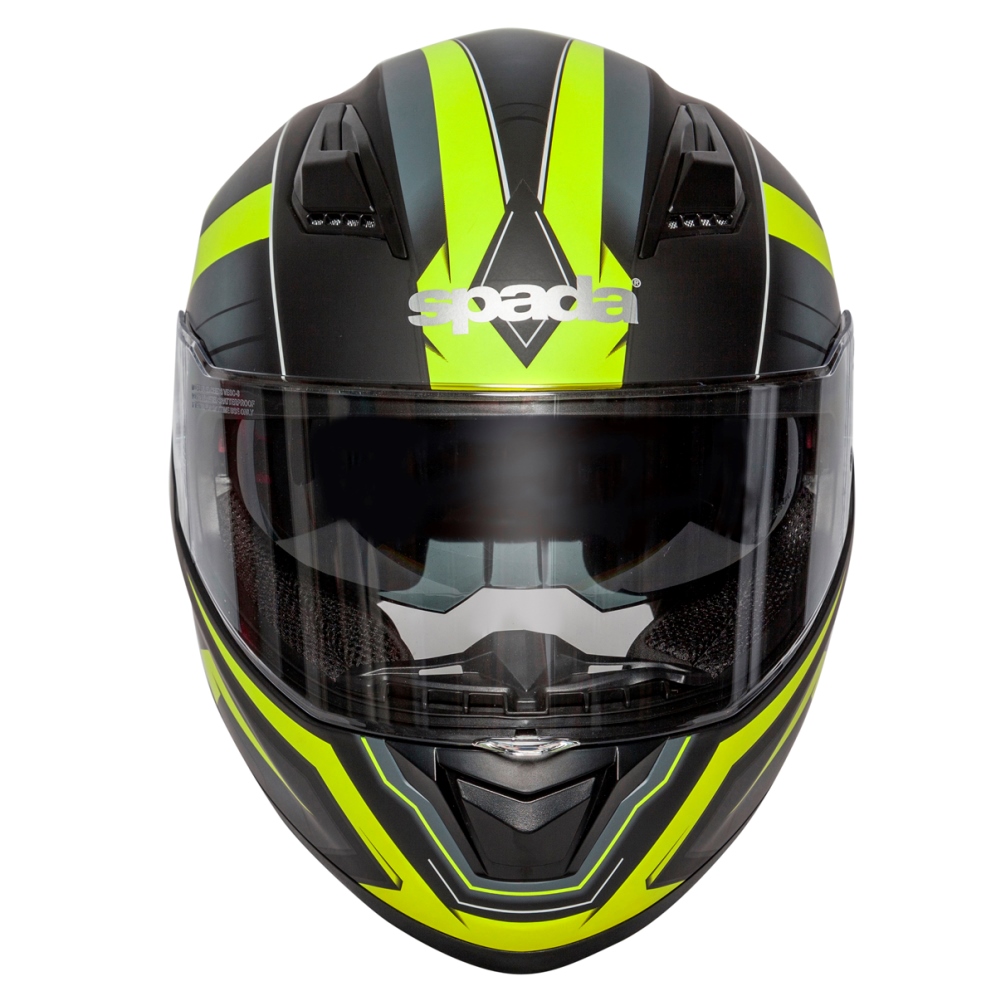 SPADA integrálna moto Prilba SP17 RULER XS čierna neón matná