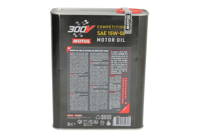 MOTUL Motorový olej 300V Competition 15W50 2L