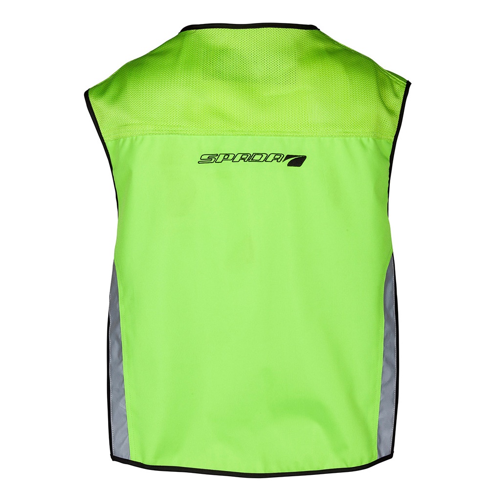 SPADA Neónová vesta HI-VIZ s vreckami M/L
