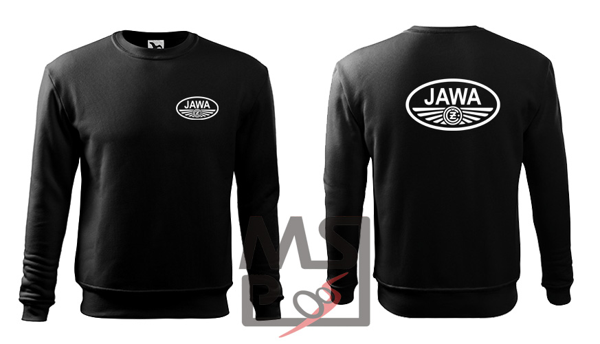 Pánska mikina s motívom Jawa ČZ