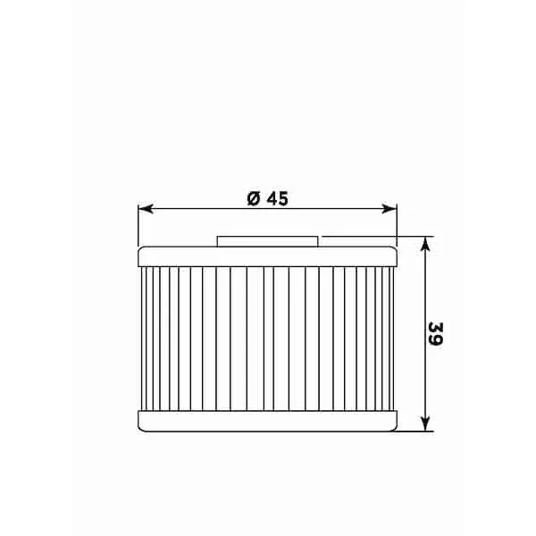 MIW Olejový filter P5009 (alt. HF575)