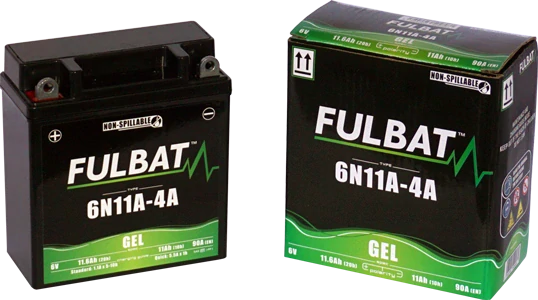 FULBAT 6N11A-4A 6V 11Ah 90A 121x58x130mm L+ GEL bezúdržbová motobatéria