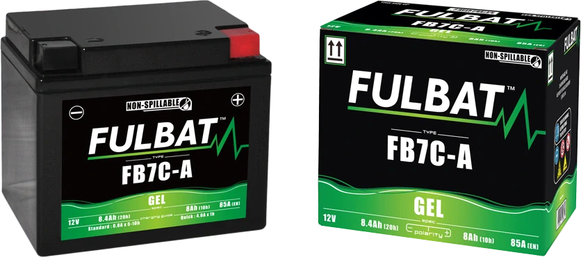 FULBAT FB7C-A 12V 7Ah 85A 129x89x114mm P+ GEL bezúdržbová motobatéria