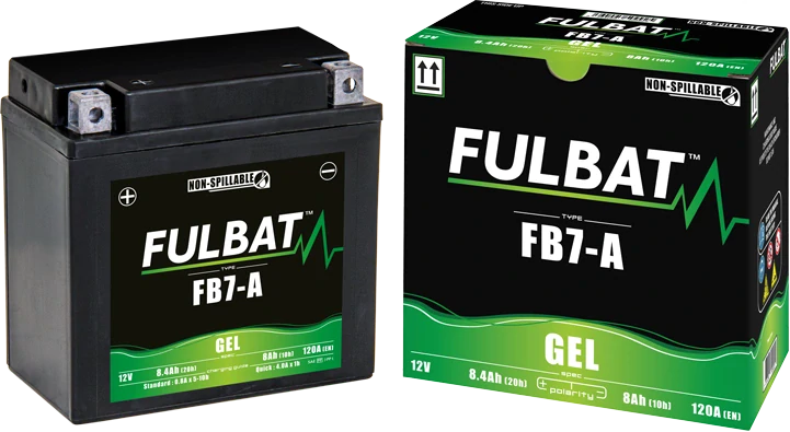 FULBAT FB7-A 12V 8Ah 120A 135x75x133mm L+ GEL bezúdržbová motobatéria