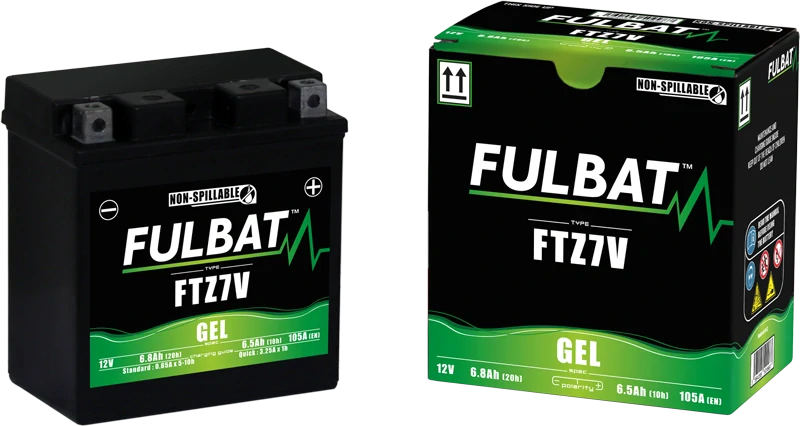 FULBAT FTZ7V 12V 6,5Ah 105A 113x70x105mm P+ GEL bezúdržbová motobatéria