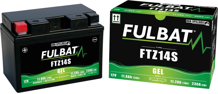 FULBAT FTZ14S 12V 11,2Ah 230A (YTZ14S) 150x88x110mm L+ GEL bezúdržbová motobatéria