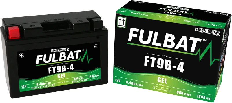 FULBAT FT9B-4 12V 8Ah 120A (YT9B-4) 150x68x105mm L+ GEL bezúdržbová motobatéria