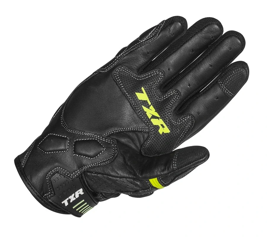 TXR Rukavice na motorku Hyper čierno-fluo žlté 3XL