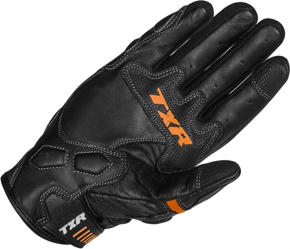 TXR Rukavice na motorku Hyper čierno-oranžové XL