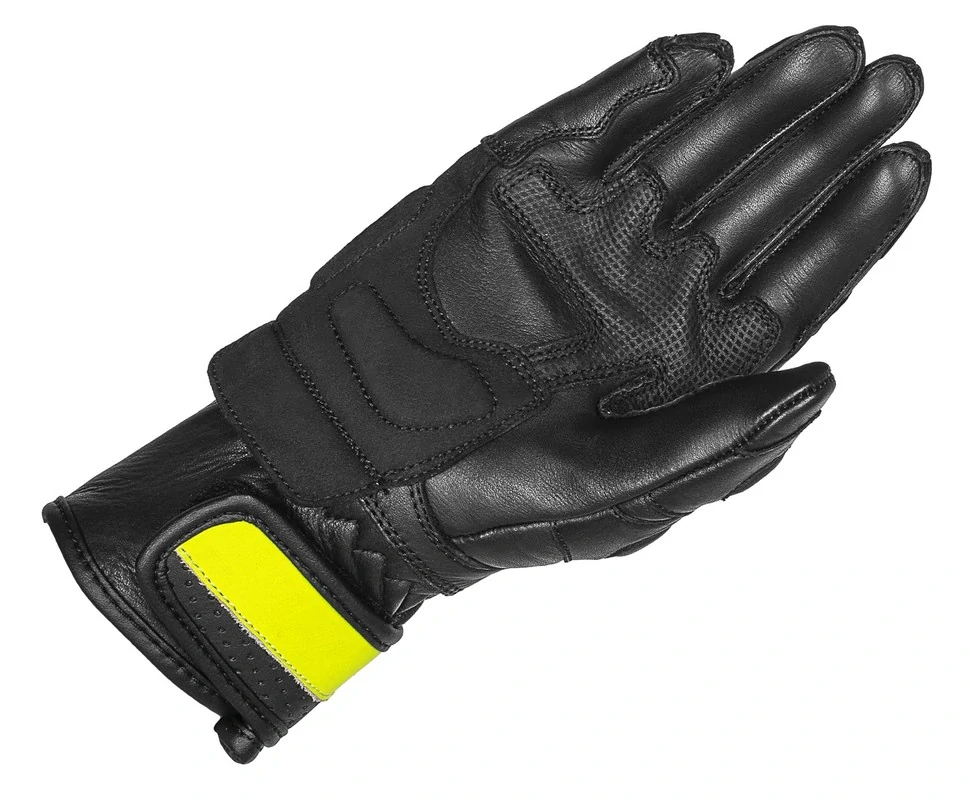 TXR Dámske rukavice na motorku RS3 čierno-fluo žlté S