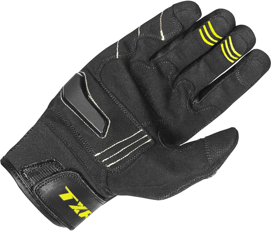 TXR Rukavice na motorku Aerosport čierno-fluo žlté 3XL