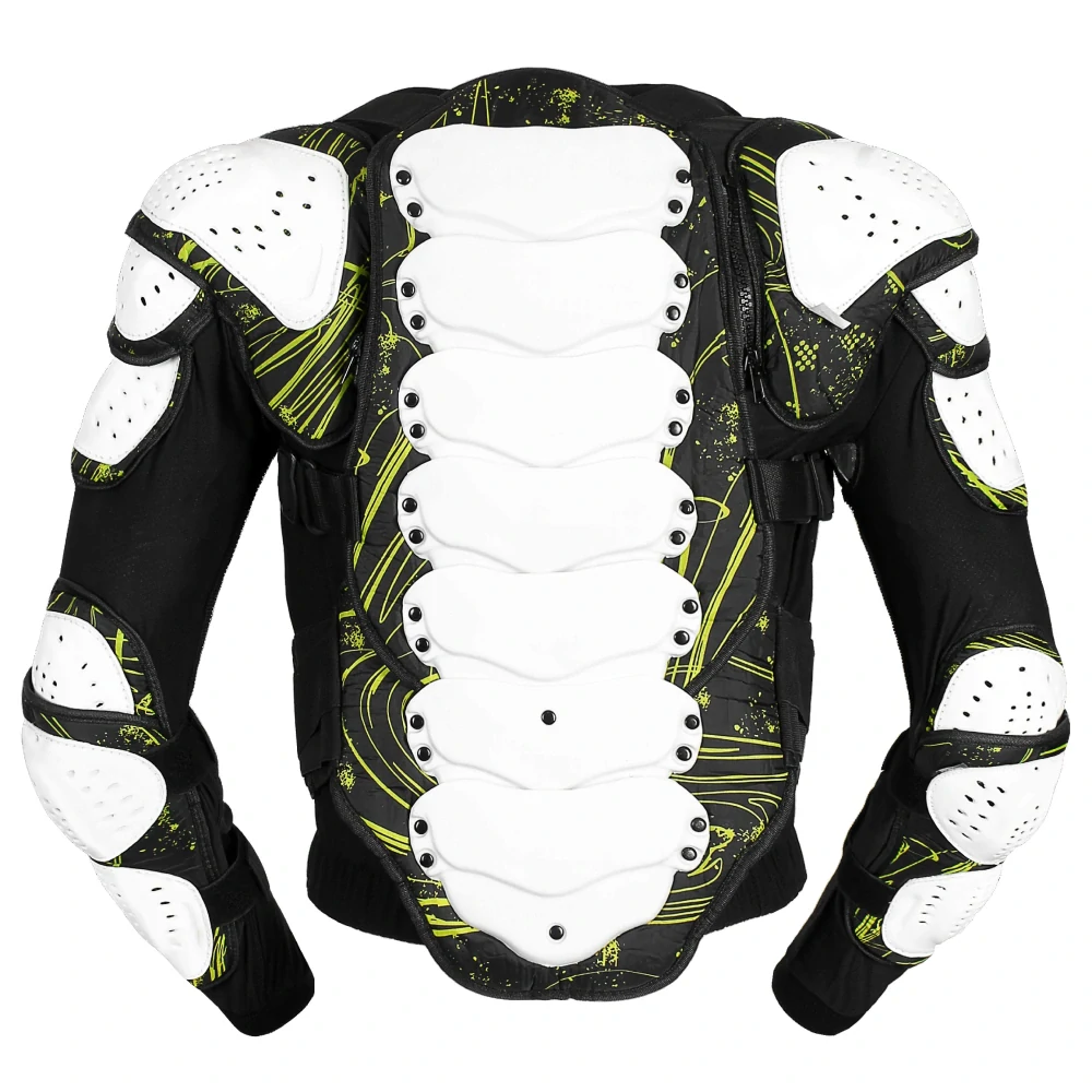 TXR Chránič tela Armor čierno-bielo-fluo žltý L