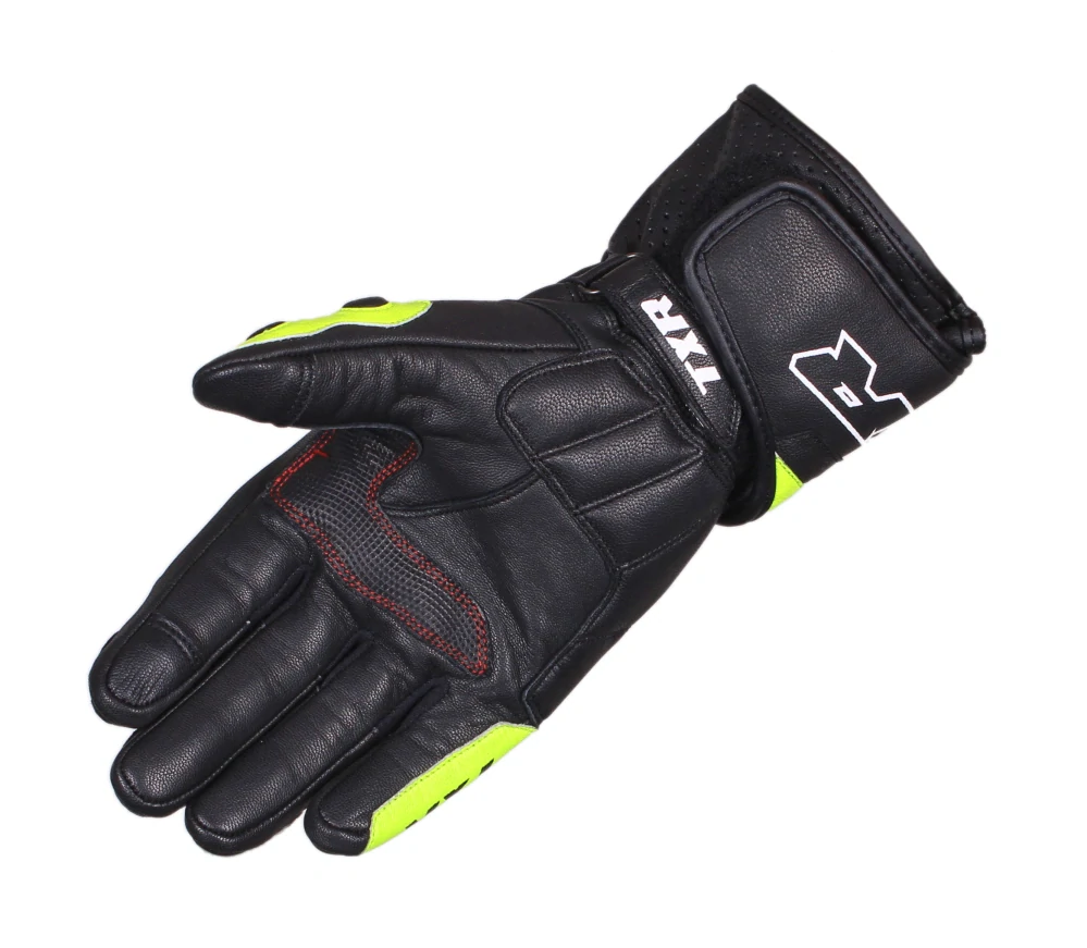TXR Rukavice na motorku Gunner čierno-fluo žlté XXL