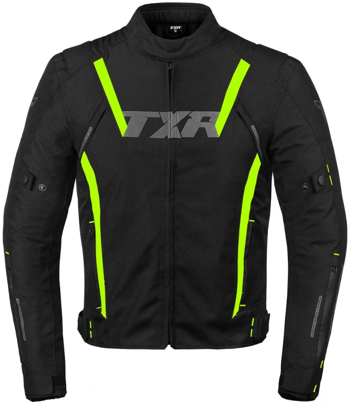 TXR Bunda na motorku Gunner čierno-fluo žltá L