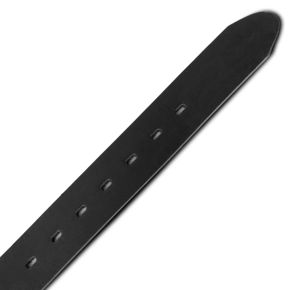 TXR Kožený opasok West čierny 90 cm