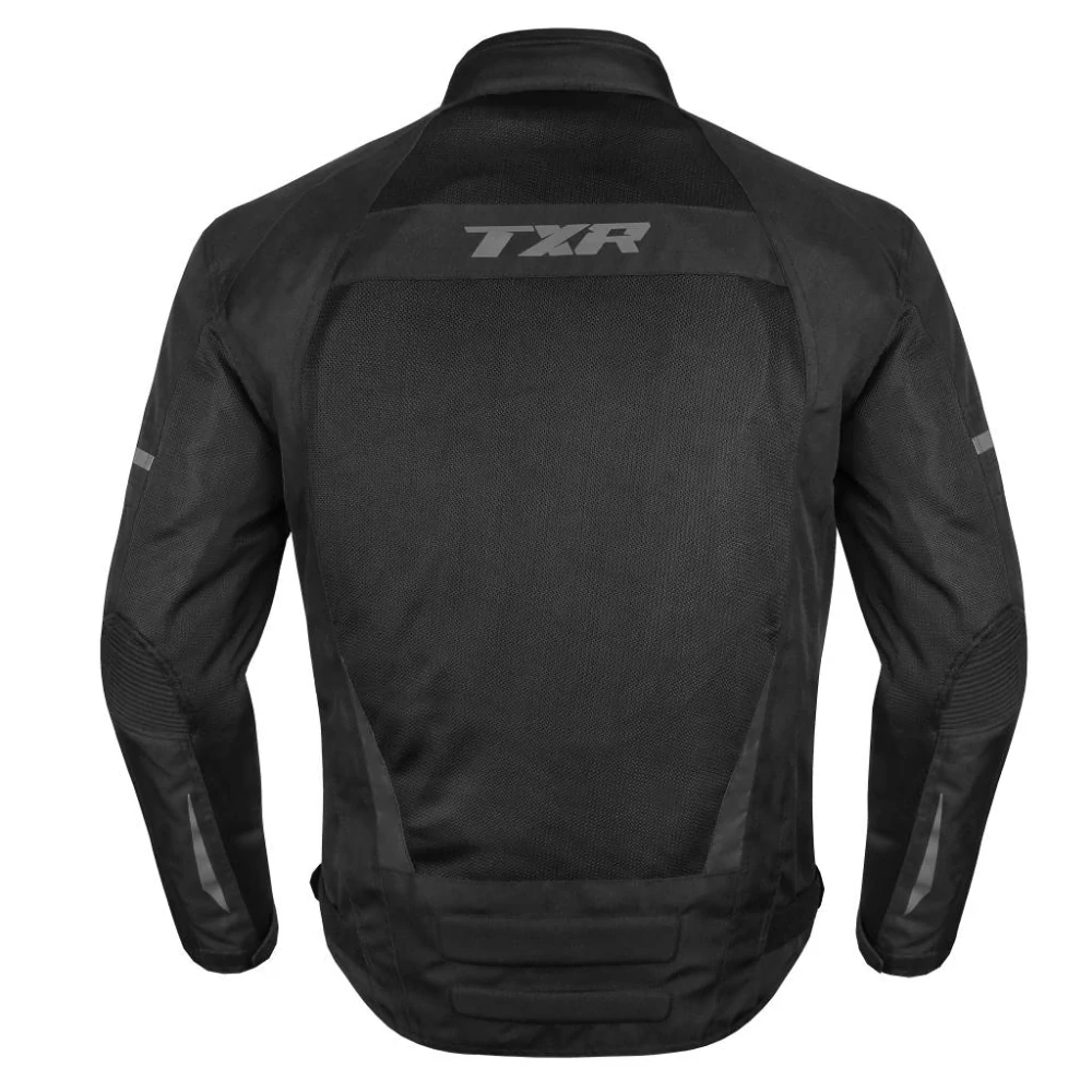 TXR Bunda na motorku Steward čierno-sivá 4XL