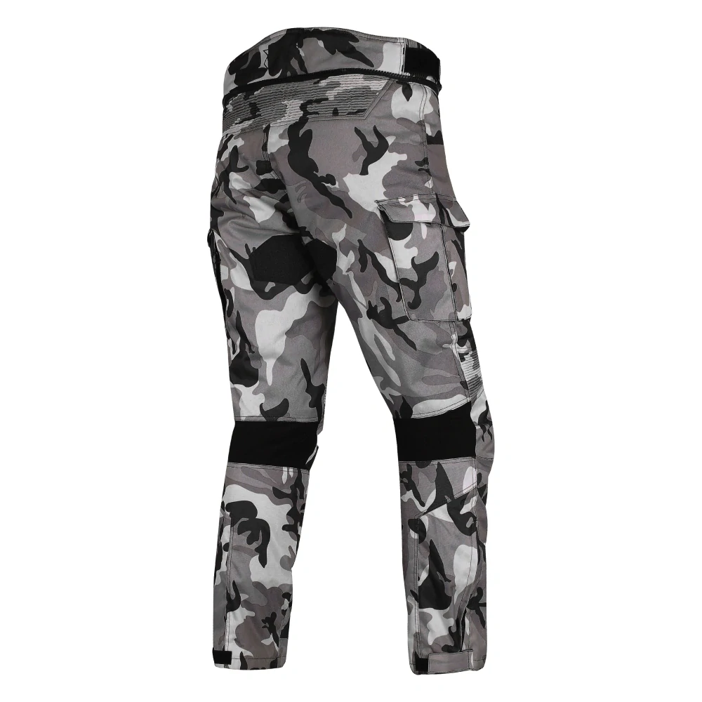 TXR Nohavice na motorku Cargo 2 Camo sivé XXL