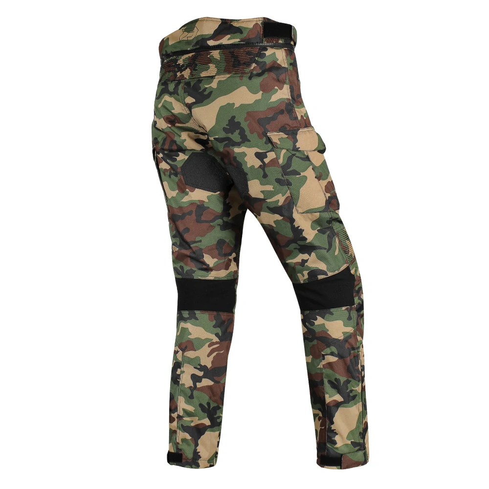TXR Nohavice na motorku Cargo 2 Camo zelené M