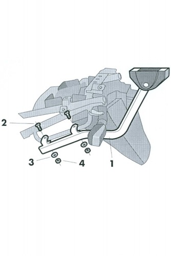 SHAD Montážna sada pre Horný kufor Top master S0B64T SUZUKI BANDIT N600