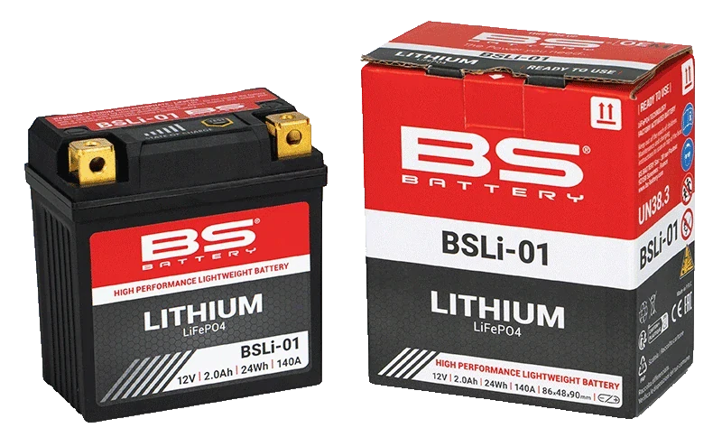 BS-BATTERY BSLI-01 12V 2Ah 140A P+ LiFePO4 lítiová motobatéria
