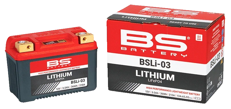 BS-BATTERY BSLI-03 12V 3Ah 210A L+ LiFePO4 lítiová motobatéria