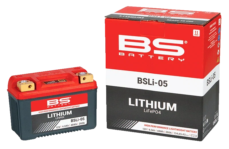 BS-BATTERY BSLI-05 12V 4Ah 280A P+ LiFePO4 lítiová motobatéria
