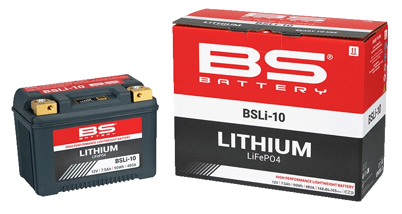 BS-BATTERY BSLI-10 12V 7,5Ah 480A P+ LiFePO4 lítiová motobatéria