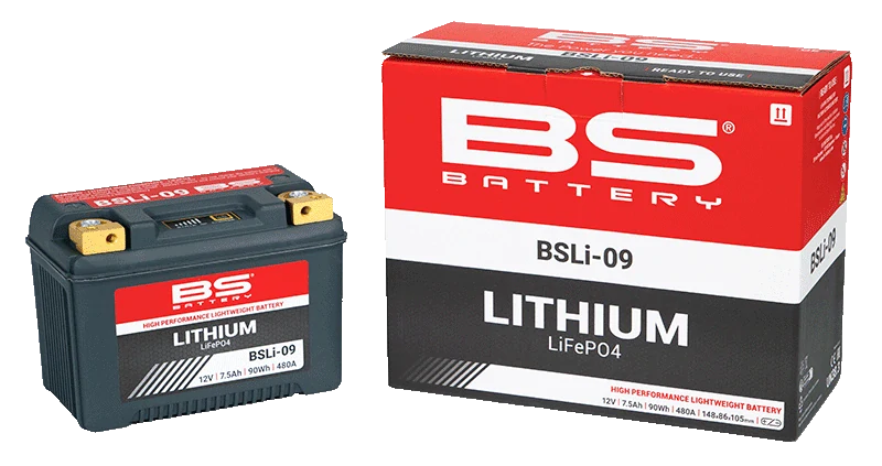 BS-BATTERY BSLI-09 12V 7,5Ah 480A L+ LiFePO4 lítiová motobatéria