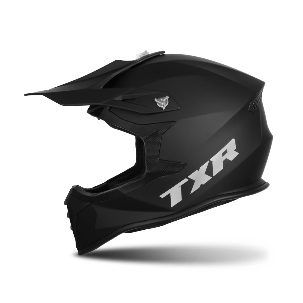 TXR Motokrosová prilba Fury čierna matná L