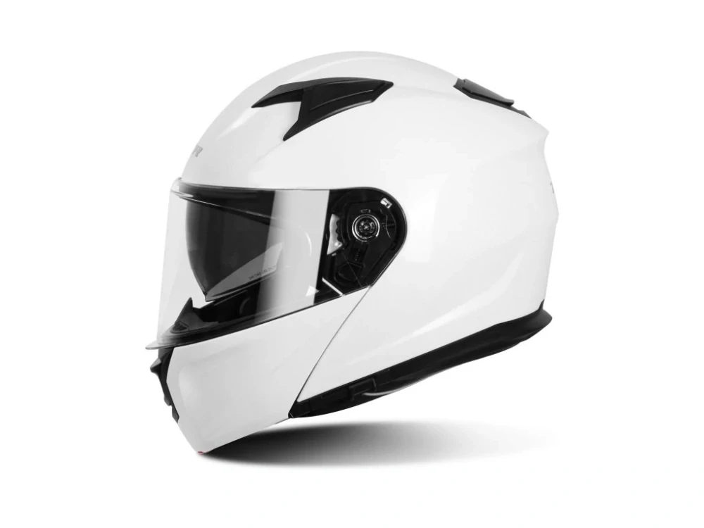 TXR Výklápacia prilba na motorku Rival perleťovo biela XL