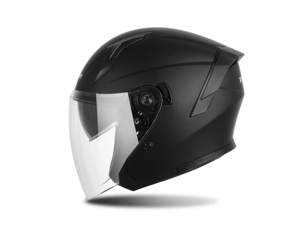 TXR Otvorená prilba na motorku City čierna matná XXL