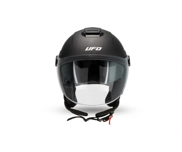 UFO PLAST Otvorená prilba na motorku NIXIE matná čierna M