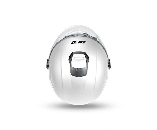 UFO PLAST Otvorená prilba na motorku NIXIE lesklá biela M