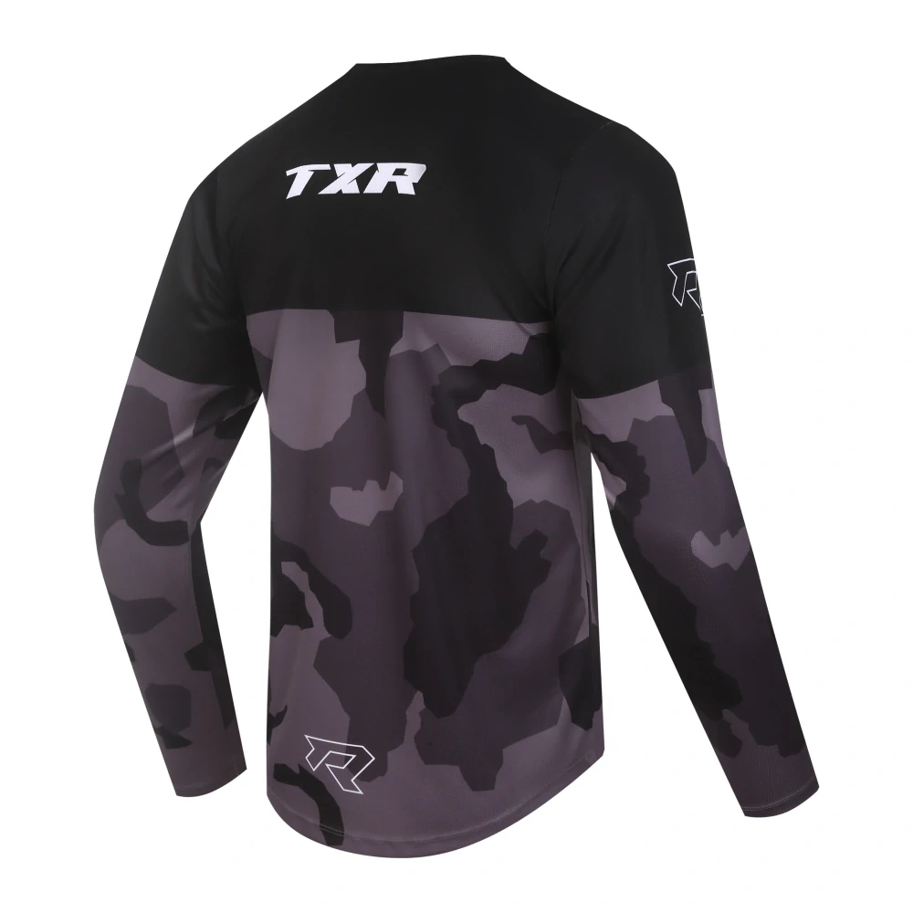 TXR Motokrosový dres Camo sivý M