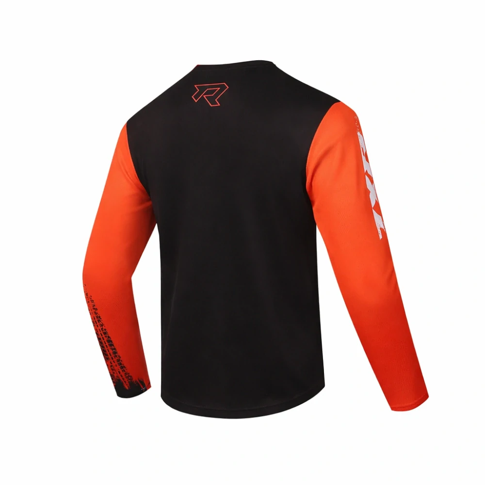 TXR Detský motokrosový dres Pulse čierno-oranžový S