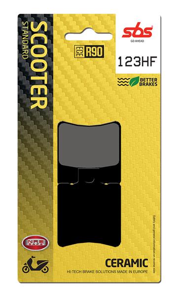 SBS Brzdové doštičky 123HF