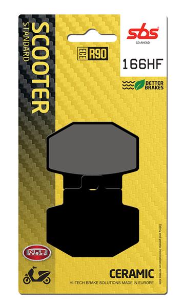 SBS Brzdové doštičky 166HF
