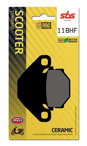 SBS Brzdové doštičky 118HF