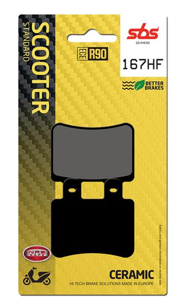 SBS Brzdové doštičky 167HF