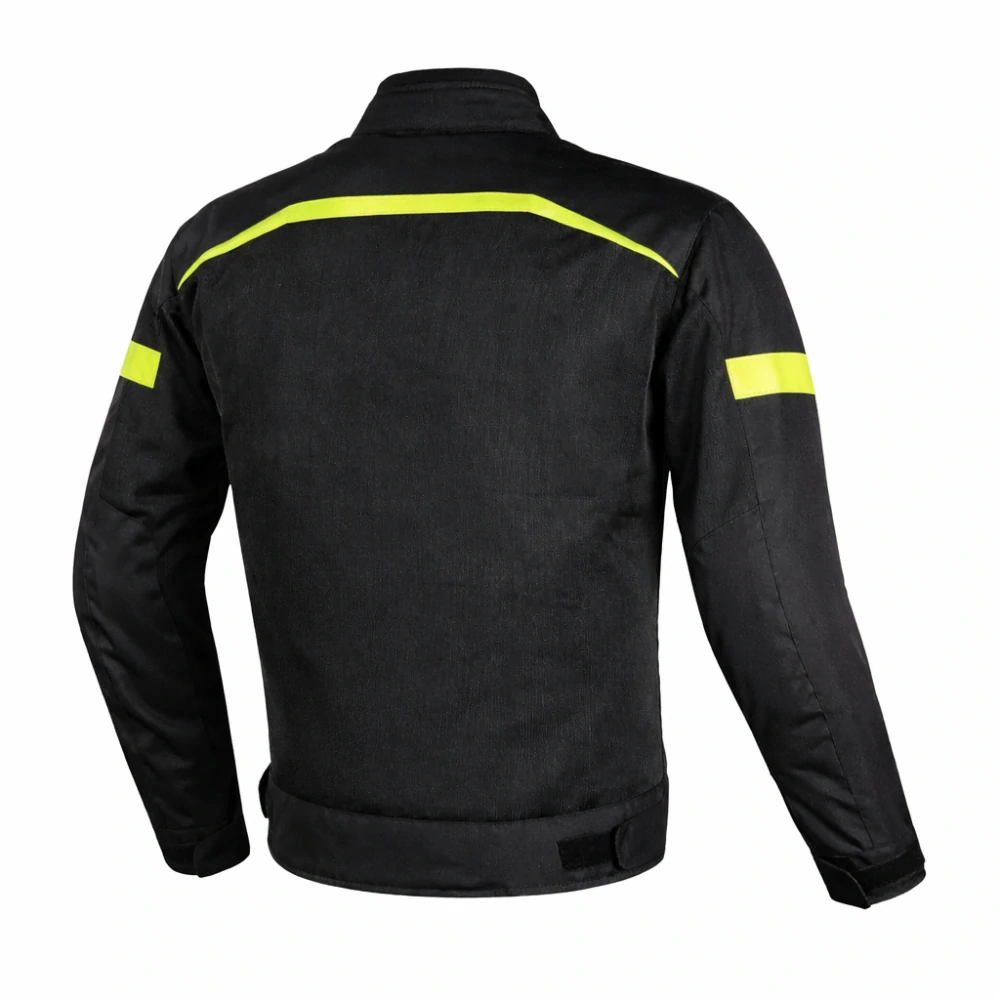 TXR Bunda na motorku Breeze čierno-fluo žltá XXL