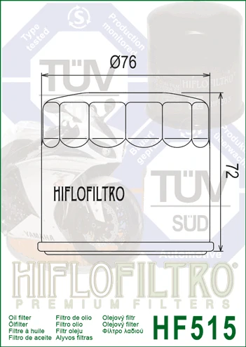 HIFLOFILTRO Olejový filter HF515