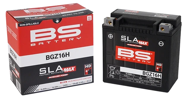 BS-BATTERY BGZ16H 12V 16Ah 240A (GYZ16H) 150x88x145mm L+ AGM bezúdržbová motobatéria