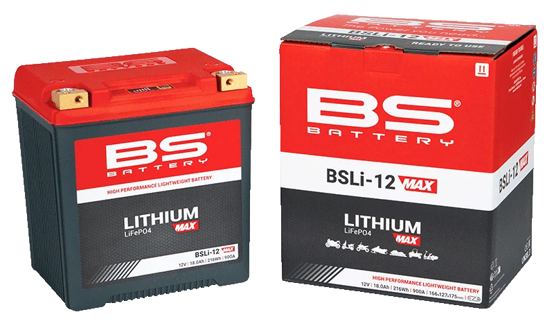 BS-BATTERY BSLI-12 MAX 12V 18Ah 900A P+ LiFePO4 lítiová motobatéria
