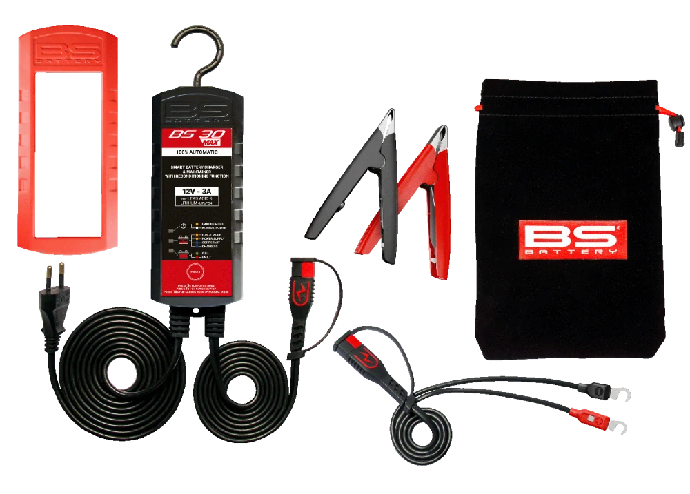 BS-BATTERY Nabíjačka akumulátorov SMART BS30MAX (vhodné aj pre lítium) 12V 3A