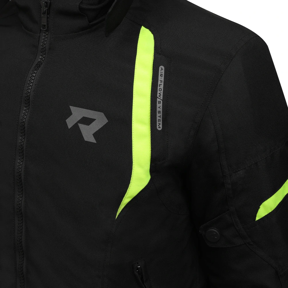 TXR Bunda na motorku Striker čierno-fluo-žltá L