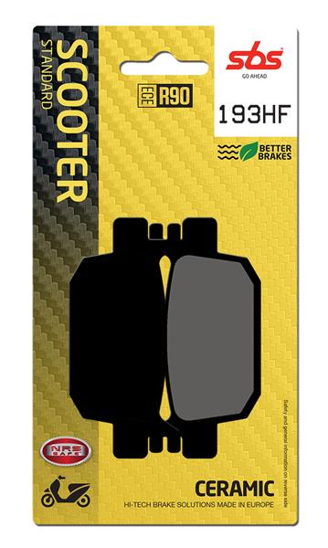 SBS Brzdové doštičky 193HF