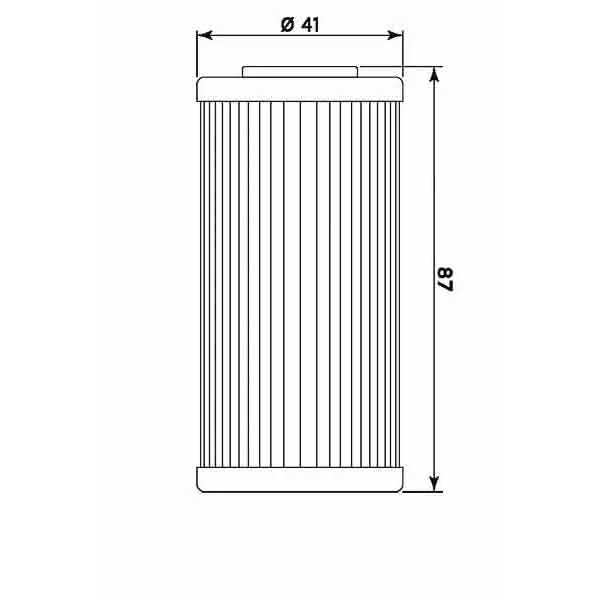 MIW Olejový filter B9006 (alt. HF611)